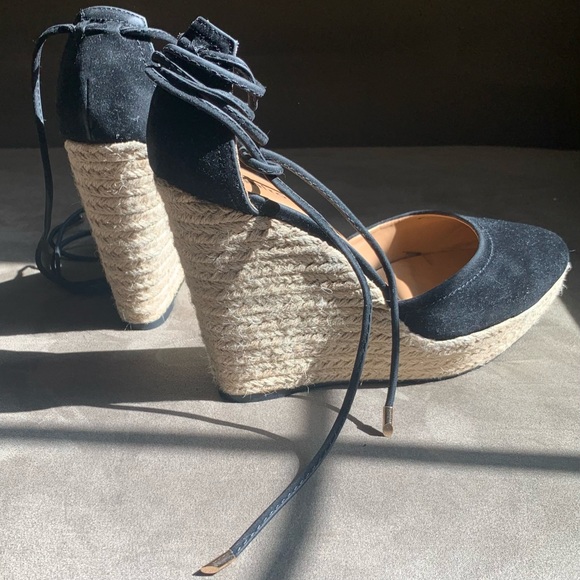 Lace-up Espadrilles Wedges - Picture 3 of 6